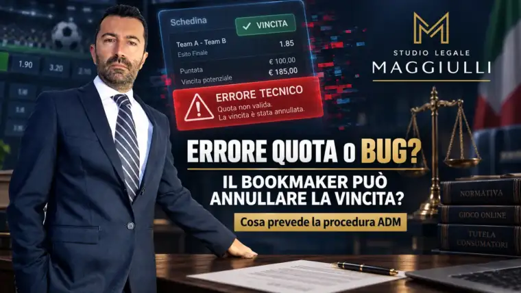 Errore quota, quando il bookmaker può annullare una vincita