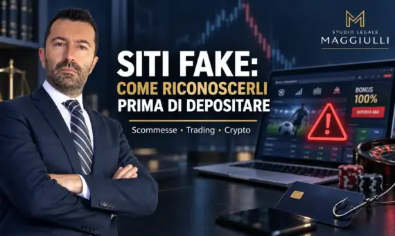 Siti di scommesse e di investimento fake: come riconoscerli prima di depositare