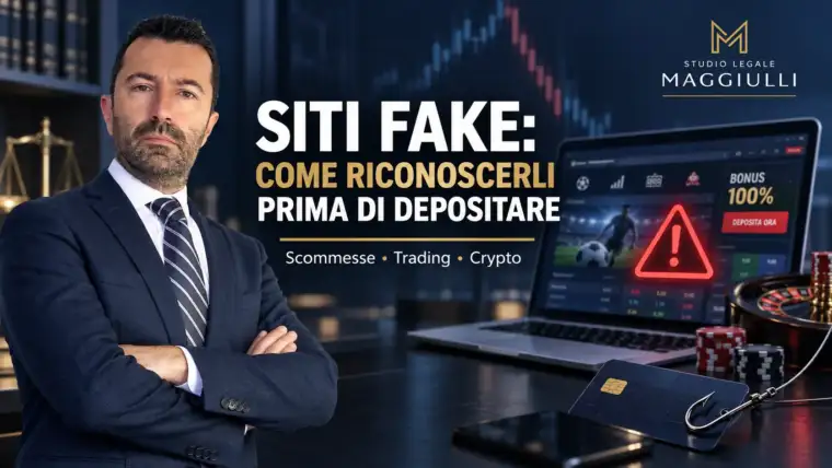 Siti di scommesse e di investimento fake: come riconoscerli prima di depositare