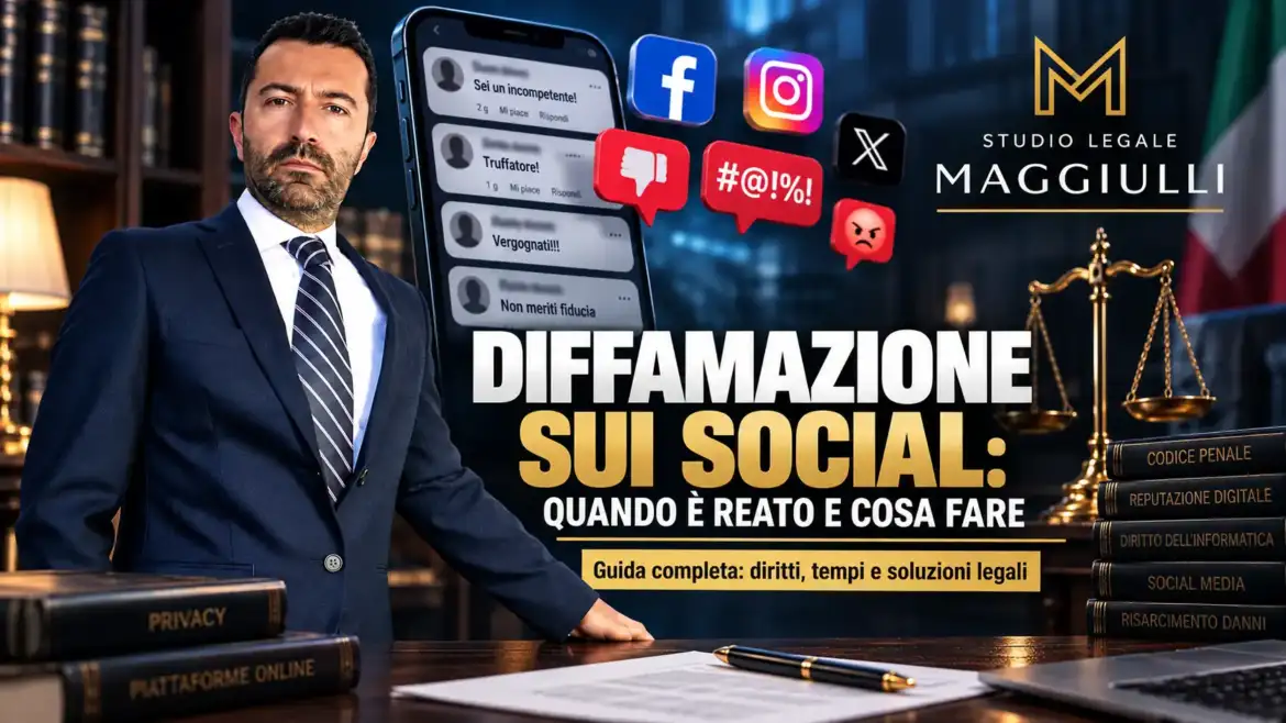 Diffamazione sui social: quando è reato e cosa fare